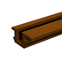 Rail à encastrer PICO marron longueur 2 mètres