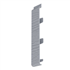 Jonction ISO-J en PVC pour lame de bardage Isocel Veiné Bois - Gris clair