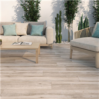 Carrelage intérieur en grès cérame émaillé effet bois Pecan - 120 CM x 23,3 CM - ép. 8,7 MM - Taupe