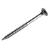 Vis bois et agglo en acier zingué tête fraisée empreinte Torx - 6,0 MM x 80,0 MM/48,0 MM - Boîte de 150