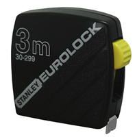 Mètre ruban mesure courte Stanley Eurolock 3 mètres x 12.7 mm