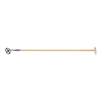 Ratissoire pleine lune Polet de 140 mm avec manche fourni