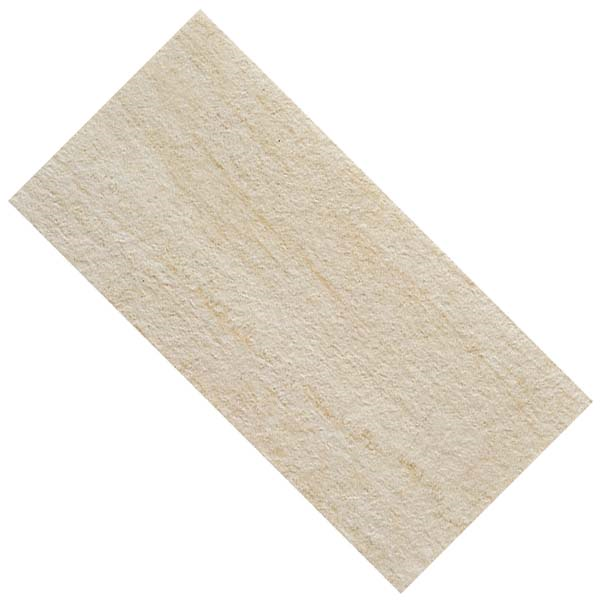 Carrelage sol extérieur effet pierre KALÉIDO GRIP - Beige - 60 CM x 30 CM - Ép.9 MM