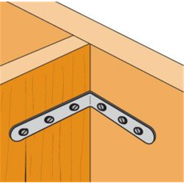 Équerre de chaise Simpson EC 15x60x60 mm épaisseur 2 mm