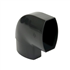 Coude ovoïde Nicoll pour tube de descente 90x56 mm - Angle 90° - Mâle/Femelle - Techtan - Gris Anthracite