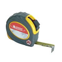 TRIPLE METRE BOITIER JAUNE BI-MATIERE 19MM