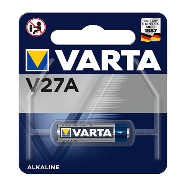 Pile électronique Alcaline - V27A Varta - 12V - Longue durée