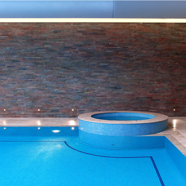 Mosaïque en émaux de verre lisse  - carreau de 2,5 x 2,5 cm - trame de 31,2 x 49,5 cm