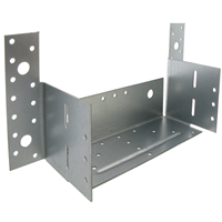 Étrier pour croupe de charpente Simpson ETC - acier galvanisé S250GD + Z275 - largeur 355 mm - hauteur 240 mm