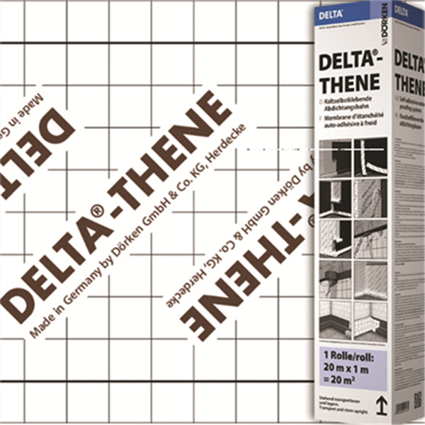 Membrane d'étanchéité autoadhésive DELTA® THENE - Rlx 1 Mx20 M
