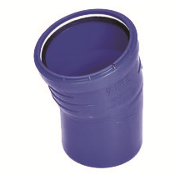 COUDE 15° MF DN100 - SANCOL - PP SN4