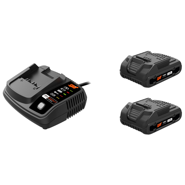Pack énergie Spit avec 2 batteries 18V - 2 Ah et chargeur compact compatible L18 - S18 et P18
