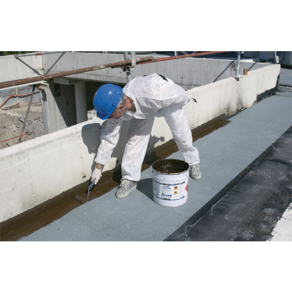 Résine d'étanchéité liquide pour relevés - Alsan Flashing - seau de 5 KG