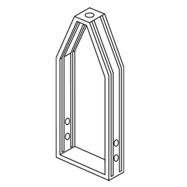 Suspente sur chant SC50 Siniat 10/10 pour montants 70-50 / 90-50 et rails 2Plus - boîte de 100 avec 200 écrous  Ø 6 mm