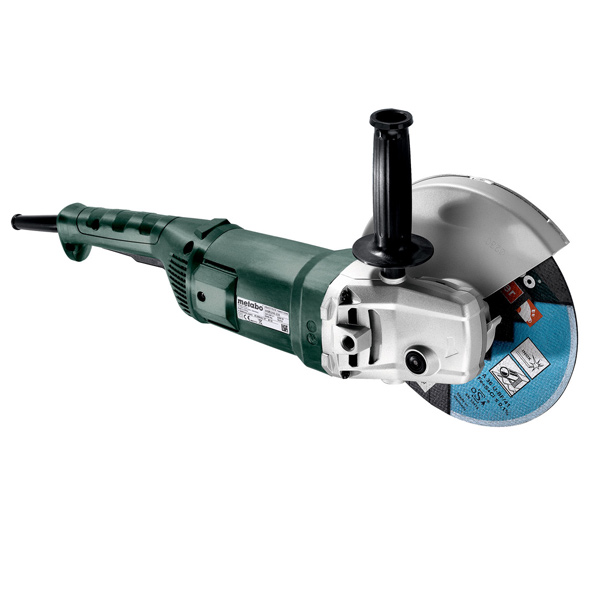 Meuleuse d'angle filaire 230 mm Metabo WP 2200-230 - En carton avec poignée supplémentaire