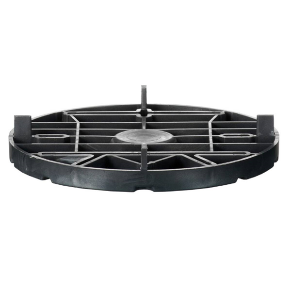 Plaque à dalle pour plot terrasse Cleman Jouplast - 218,0 MM x 218 MM - ép.25,00 MM - Lot de 10 pièces