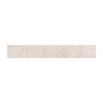 Plinthe de carrelage intérieur en grès cérame effet béton Amira - 45,0 CM x 7,2 CM - Bone mat