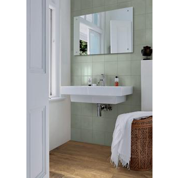 Carrelage intérieur sol et mur effet carreaux de ciment CONTRASTI - Celadon - 20 CMx20 CM ép.10 MM