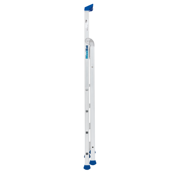 Escabeau marchepied 8 marches - Maxibat Tubesca - Hauteur accès 3,82 m - Aluminium