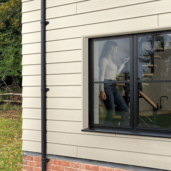 Profil de départ pour bardage Cedral Lap - aluminium laqué Blanc crème C07 - longueur 3,00 M