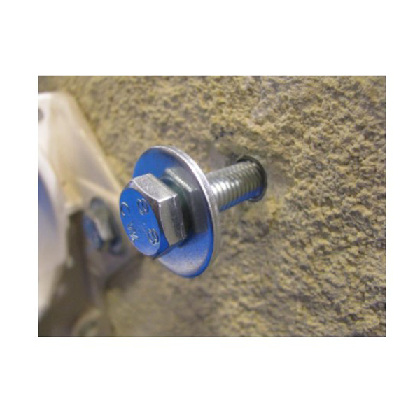 Ensemble de fixation démontable à la résine pour store jusqu'à 200 kg M10 - Acier - Sachet de 4