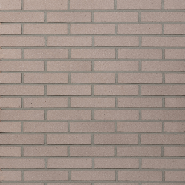 Plaquette de parement mural en terre cuite aspect sablé - Terreal - 220x50x14 mm - Gris perle