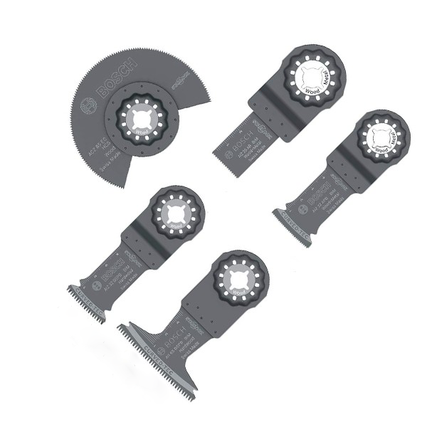 Lames Bosch pour le bois Starlock coffret de 7 pièces
