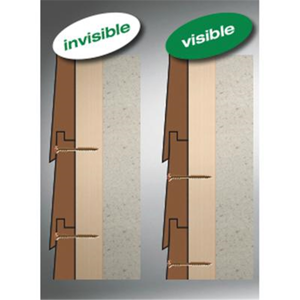 Vis de façade - 4.5x70mm double filetage tête bombée en acier Torx T20 inoxydable A2 - Boîte de 100