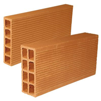 Brique de cloison traditionnelle