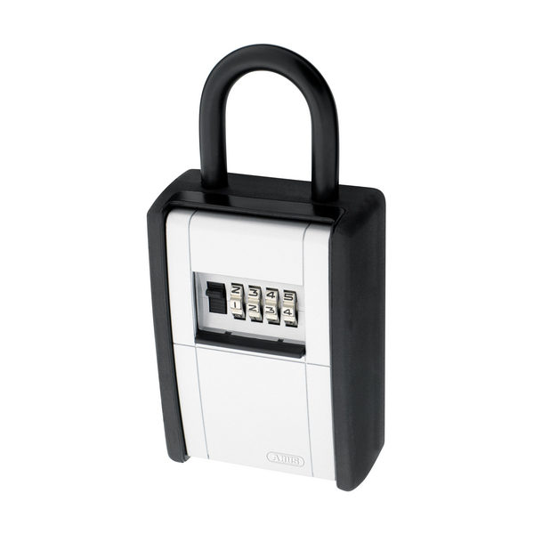 Boîte à clé sécurisée à combinaison Abus KeyGarage 797 avec anse - blanc - 85 x 180 mm