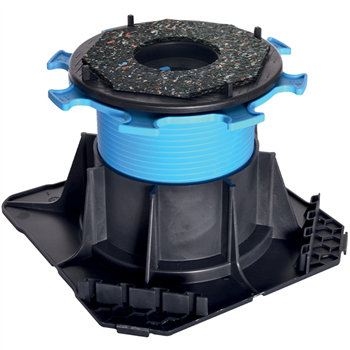 Plot pour terrasse en dalles Cleman Jouplast - hauteur réglable de 80 à 130 MM