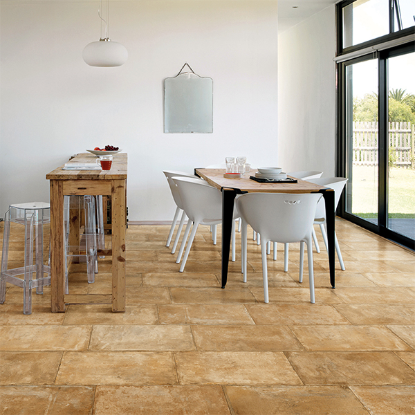 Plinthe COTTOANTICO grès cérame émaillé effet terre cuite - Bianco - 60 CMx7,5 CM