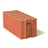 Biobric Brique de calepinage rectifiée BGV'Thermo+ et BGV'Costoth+ Ht. 21,2 cm - 50x20 cm