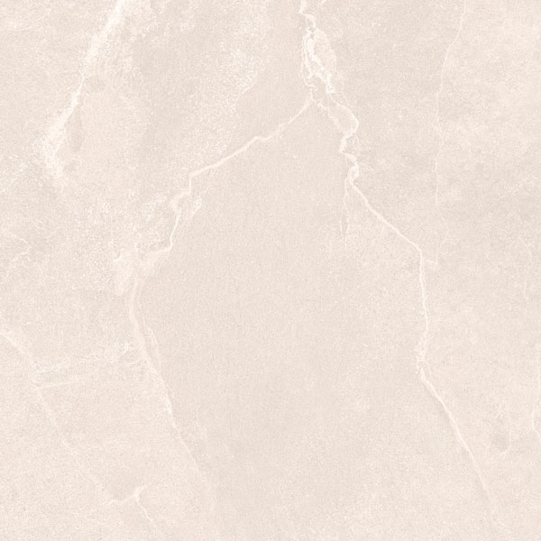 Carrelage sol intérieur effet pierre en grès cérame rectifié - Resha - 60 x 60 cm - ép. 9 mm - Snow