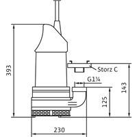 Pompe submersible Wilo-EMU KS8 E SVA+V (6019740)