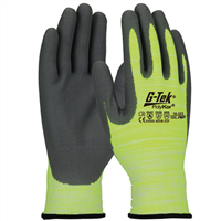 Gant anti-coupure haute visibilité Gypso avec enduction nitrile taille 9