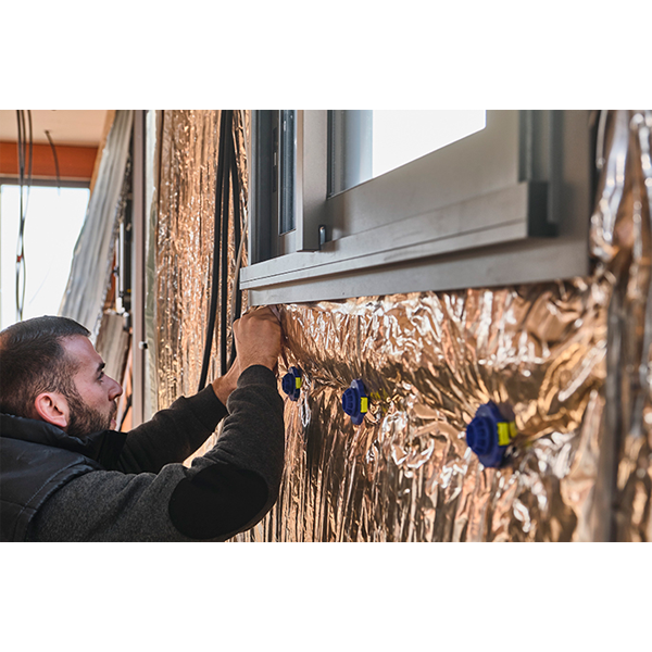 Isolant réflecteur alvéolaire Hybris 31 pour murs cloisons et combles - R 5,60 m².K/W  - 2,70 M x 1,20 M - ép. 155,00 MM