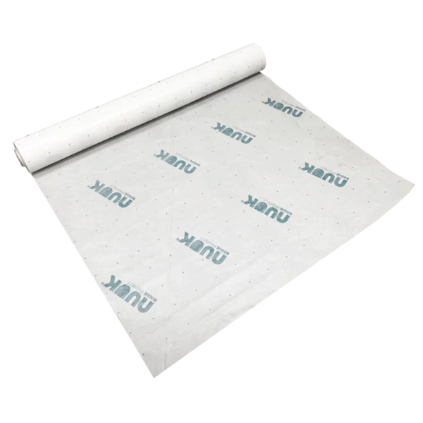 Membrane d'étanchéité protection plancher bois - Bogue Protect - auto-adhésive transparente et respirante - 1,45 x 50 ml