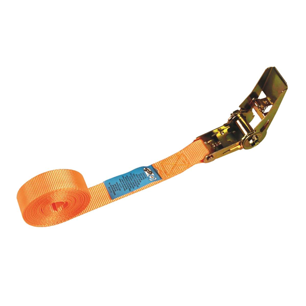 Sangle d'arrimage cliquet + Crochets - 5m x 25mm