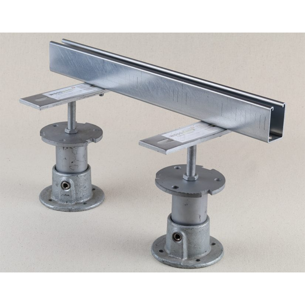 Connecteur réglable 2 directions Wood Basic pour structure horizontale sur vis de fondation Weasyfix