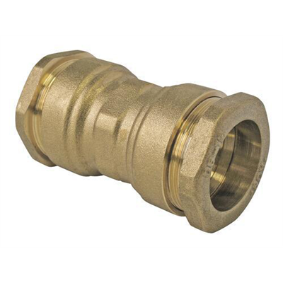 Raccord laiton manchon égal SUMO pour tube PE Ø63 mm