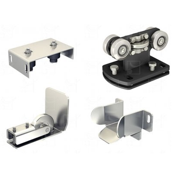 Garniture pour portail porte à faux - 9062GPAF Mantion - compatible rail 9060