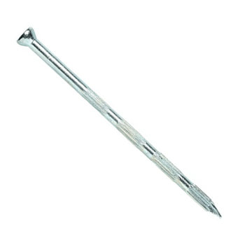 Pointe béton striée électrozinguée 3.5 x 40 mm (boite de 1 kg)