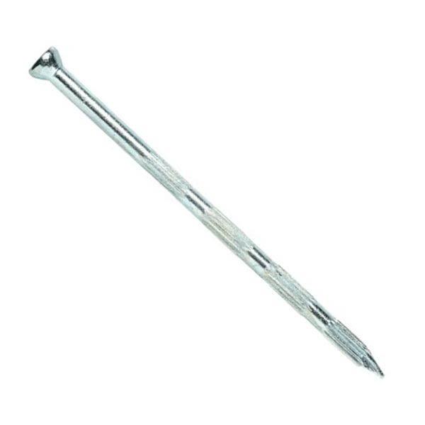 Pointe béton striée électrozinguée 3.5 x 40 mm (boite de 1 kg)