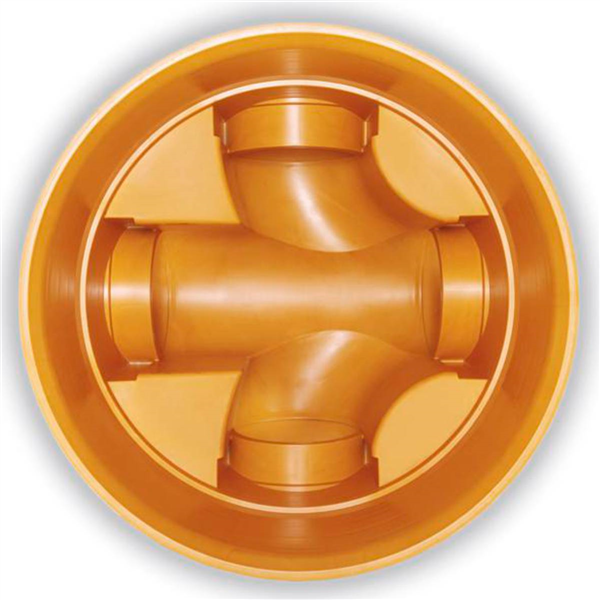 Elément de FOND POUR AWANTGARD PP avec angulation DN 600/200 90°ou 270°