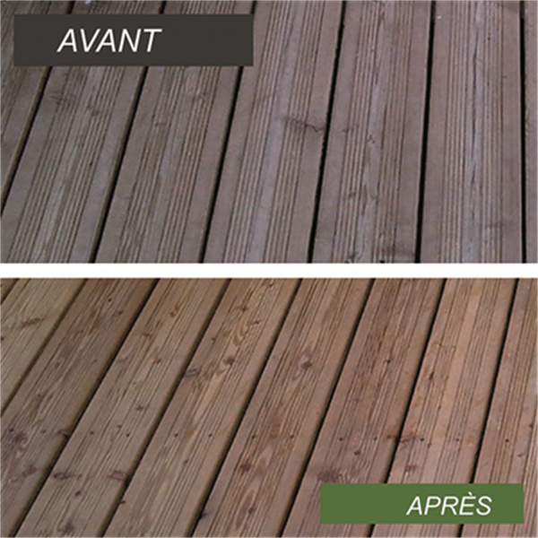 Nettoyant rénovateur pour bois naturel et exotique - Alginet bois - bidon de 5 litres