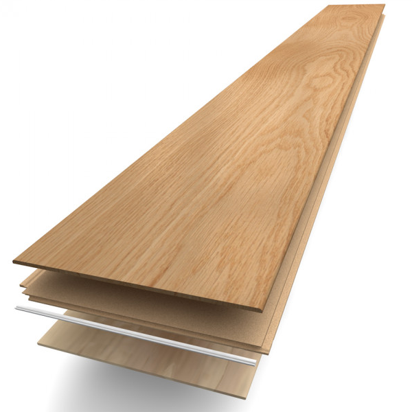 Parquet contrecollé Monolame Clic Unifit  à clipser - Chêne Mix Topaze - 1210,0 MM x 139 MM - ép. 12,00 MM