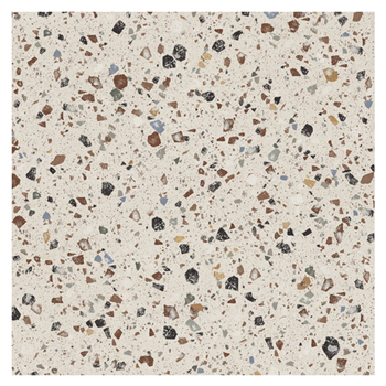 Carrelage sol intérieur imitation terrazzo - Argillae Coccio Mix - 60,0 CM x 60,0 CM - ép. 9,70 MM