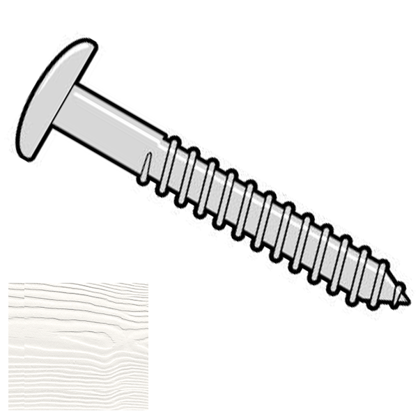 Vis autoforeuse Operal Inox empreinte Torx pour bardage Cedral Click -  x  - Blanc everest C01 - Boîte de 100