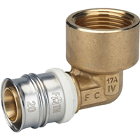 Coude F 90° 1/2"-20 Laiton sans plomb Pour système multicouche XS *8292079201*